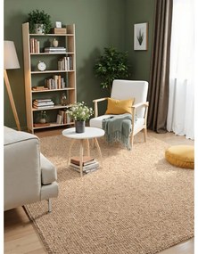 Tappeto in marrone chiaro lavabile 80x150 cm Rocco Caramel – Elle Decoration