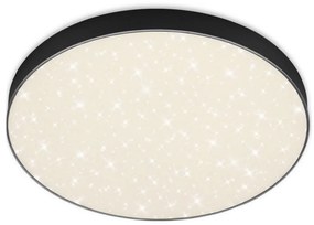 Briloner 7075-415 - Plafoniera LED STAR SKY LED/24,5W/230V diametro 38 cm nero
