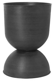 Hourglass Vaso Grande Nero - Ferm Living