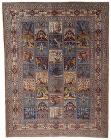 Kashmar Tappeto 390x300 (Iran) Annodato A Mano
