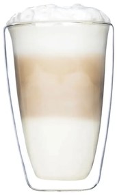 HI Set Bicchieri Latte Macchiato 2 pz 400 ml Trasparente