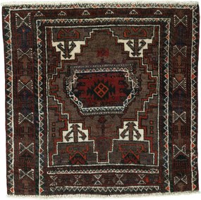 Shiraz Tappeto 70x70 Rosso (Iran) Annodato A Mano
