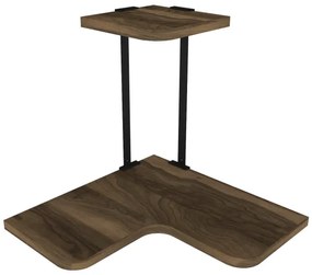 Mensola angolare AGORA 33,8x38,5 cm marrone