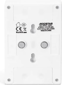 Aigostar - Lampada notturna portatile a LED, 3x AAA, 6500K