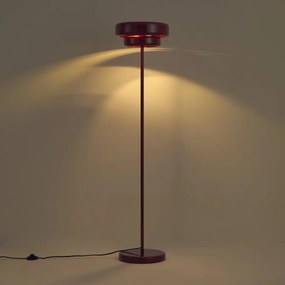 Lampada da terra retrò color prugna 140cm - Ophelia