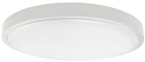 Plafoniera LED bagno 24W 230V IP44 4000K Ø29 cm bianco