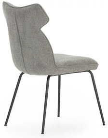 Set di 2 sedie da pranzo grigie Dara - Marckeric