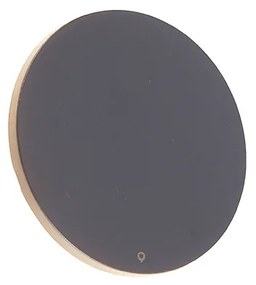 Applique da parete di design grigia 16,5 cm con LED - Skyf