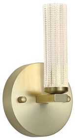 Searchlight 10371SB - Applique da parete per bagno LED dimmerabile ABERDEEN LED/7W/230V IP44 ottone