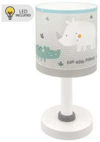 Dalber 60621N - Lampada LED per bambini RHINO&CROCO 1xG4/4W/230V grigia