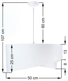 Lampadario su filo GALAXY 1xE27/60W/230V