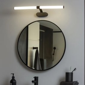 Brilagi - Specchio da bagno con luce LED TUBEO LED/8W/230V 60 cm IP44 Nero