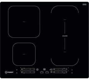 Piano cottura elettrico 4 zone L 51.0 cm IB 65B60 NE  INDESIT nero