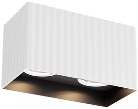 Redo 01-3410 - Faretto DELPHI 2xGU10/7W/230V 16,1x8,1 cm bianco