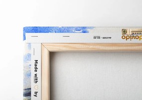 Quadro su tela – Tramonto luminoso sul mare