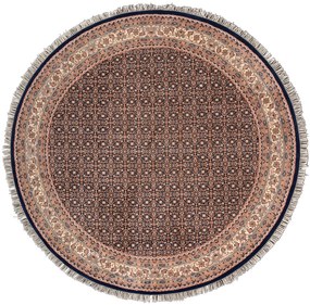 Bidjar Tappeto 240x240 Blu (Indian) Annodato A Mano