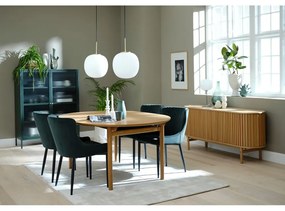 Vetrina in metallo verde Bronco, altezza 140 cm - Unique Furniture