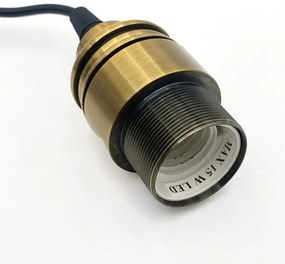 Lampada a sospensione su cavo HECTOR 1xE27/15W/230V Ø 25 cm