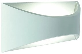 Applique LED design da esterno Moon bianco IP65, luce bianco naturale 400 lumen, SOVIL