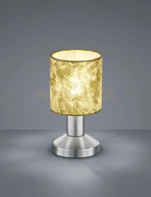 Garda lampada tavolo diffusore in tessuto oro h. 18cm d. 9,5cm