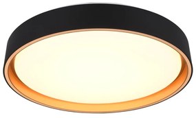 Apparecchio a soffitto LED nero ø 40 cm Felis - Trio