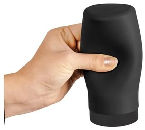 WENKO 54675100 - Dispenser per sapone EASY SQUEEZ-E 6x14 cm nero