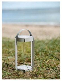 Lanterna LED da esterno grigio chiaro su USB (altezza 30 cm) Firefly - Zone