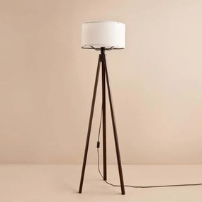 Lampada da terra AYD 1xE27/40W/230V marrone/bianco