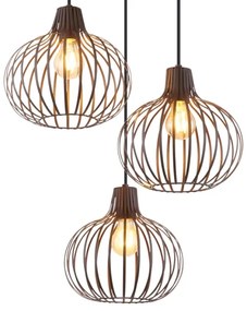 Globo 33379311 - Lampadario a sospensione con cavo MATEO 3xE27/40W/230V