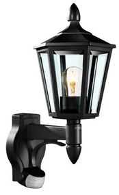 Steinel 617813 - Lampada da parete con sensore per esterno L 15 1xE27/60W/230V
