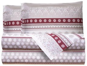 Completo letto matrimoniale Stelle alpine