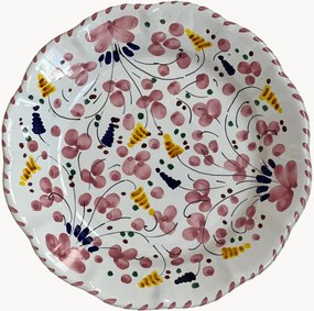 Piatto piano fatto a mano Toscana