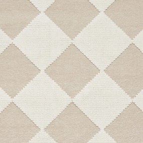 Tappeto bianco e beige lavabile 160x230 cm Lyna Beige&amp;White – Think Rugs