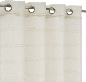 Tenda beige in misto lino 140x260 cm Nodes – Casa Selección