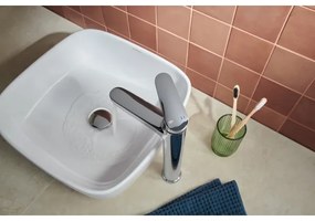 KFA Armatura 5552-712-00- Rubinetto del lavandino + scarico OTAVA 30,2 cm cromo lucido