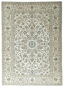 Kashan Tappeto 250x340 Beige (Iran) Annodato A Mano