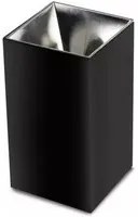 Porta faretto da interno Gu 10 Radatting Square colore Black e Chrome