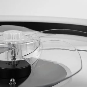 Plafoniera LED con ventilatore APOLLO LED/38W/230V nero + telecomando