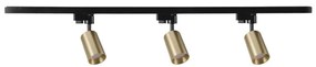 Faretto per sistema a binario MARIBEL 3xGU10/10W/230V oro