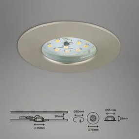 Briloner 7295-012- LED Luce da bagno dimmerabile ATTACH LED/6,5W/230V IP44