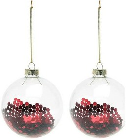 Palle di Natale (2 pcs) 119803, Argentato