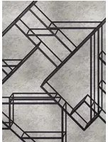 Coordonne Carta da parati panoramica L-Geometric Metallics - Silver