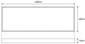 Plafoniera LED 120x60 42W UGR19 Bianco Variabile con driver Philips Colore Bianco Variabile CCT