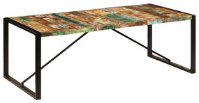 Tavolo da Pranzo 220x100x75 cm Legno Massello di Recupero