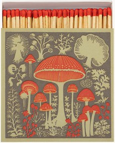 Scatola di fiammiferi di design Mushrooms