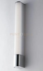 Applique led blaster bianca e cromo 8w 1000lm 4000k ip44 con presa ...