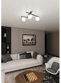 Plafoniera SMART 3xE14/10W/230V nero/bianco