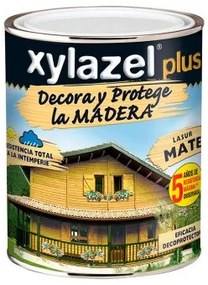 Lasur Xylazel Plus Decora Legno di noce 750 ml Mat