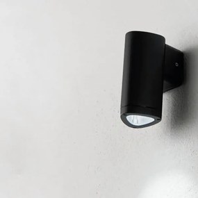 Applique RAV per esterni in alluminio verniciato NERO Piccolo