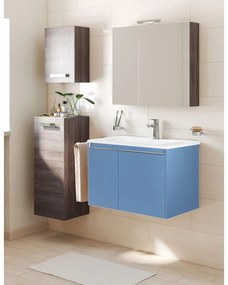 Mobile sottolavabo e lavabo Cielo per vasca centrale blu pastello L 100 cm